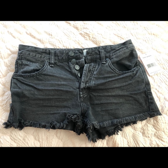 NWT Free People Black Shorts - Picture 2 of 5